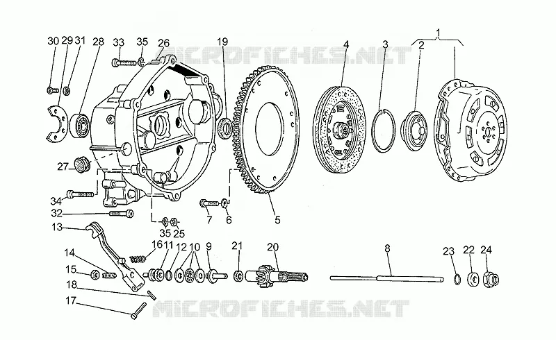 Embrayage MOTO GUZZI MOTO-GUZZI-MOTORCYCLES 650 V65 1991  V 65 Florida