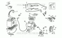 Batterie Altern. Saprisa pour MOTO GUZZI V 65 Polizia/PA NuovoTipo de 1995