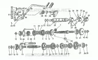 Boîte de vitesses pour MOTO GUZZI V 65 Polizia/PA NuovoTipo de 1995
