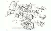 Carénage pour MOTO GUZZI V 65 Polizia/PA NuovoTipo de 1995