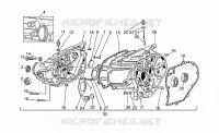 Carter de boîte vitesses pour MOTO GUZZI V 65 Polizia/PA NuovoTipo de 1995
