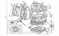 Carter moteur pour MOTO GUZZI V 65 Polizia/PA NuovoTipo de 1995