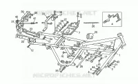 Chassis pour MOTO GUZZI V 65 Polizia/PA NuovoTipo de 1995