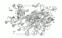 Circuit élect.comm.MAGURA pour MOTO GUZZI V 65 Polizia/PA NuovoTipo de 1995
