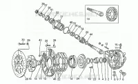 Couple conique pour MOTO GUZZI V 65 Polizia/PA NuovoTipo de 1995