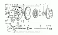 Embrayage pour MOTO GUZZI V 65 Polizia/PA NuovoTipo de 1995
