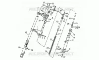 Fourche AV 35mm pour MOTO GUZZI V 65 Polizia/PA NuovoTipo de 1995