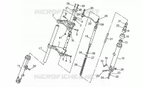 Fourche AV 38mm pour MOTO GUZZI V 65 Polizia/PA NuovoTipo de 1995