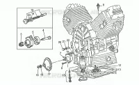 Pompe huile pour MOTO GUZZI V 65 Polizia/PA NuovoTipo de 1995