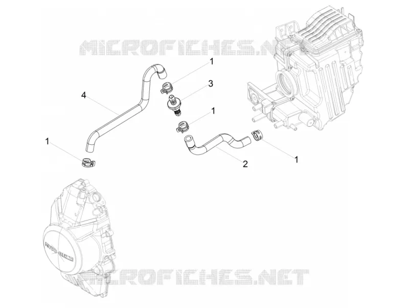 Installation Blow-by MOTO GUZZI MOTO-GUZZI-MOTORCYCLES 750 V7 2017  V7 III Anniversario e4