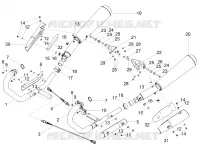 Pot d''échappement Moteur 750 guzzi-laverda-scarabeo V7 2017 15