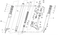 Fourche Av. II Chassis 750 guzzi-laverda-scarabeo V7 2016 14