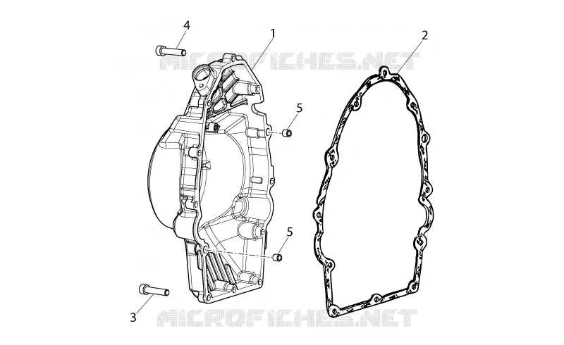 Couvercle distribution MOTO GUZZI MOTO-GUZZI-MOTORCYCLES 750 V7 2015  V7 II Stone ABS