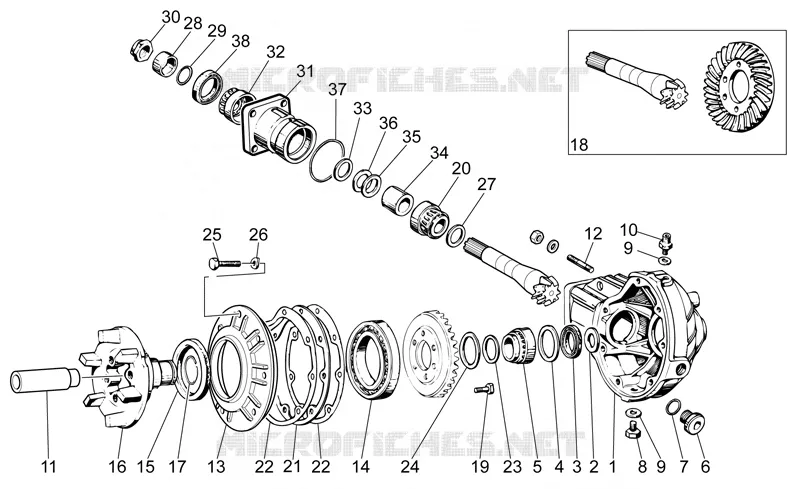 Transmission cpl. II MOTO GUZZI MOTO-GUZZI-MOTORCYCLES 750 V7 2015  V7 Stone